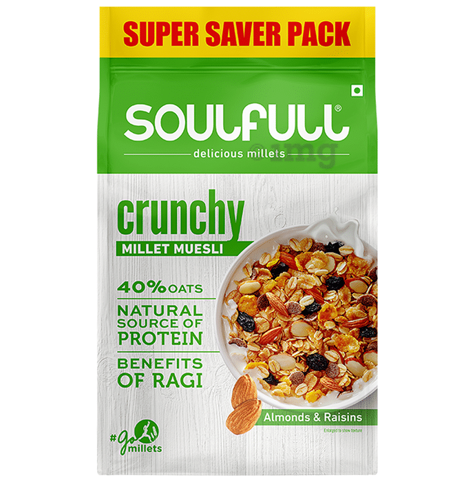 Tata Soulfull Crunchy Super Saver Pack Millet Muesli