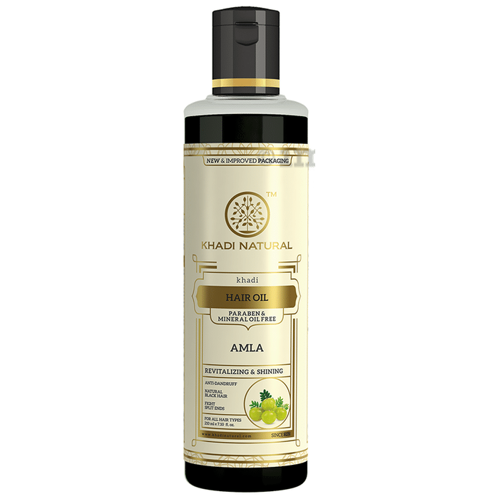 Khadi Naturals Ayurvedic Amla Hair Oil Paraben /Mineral Oil Free