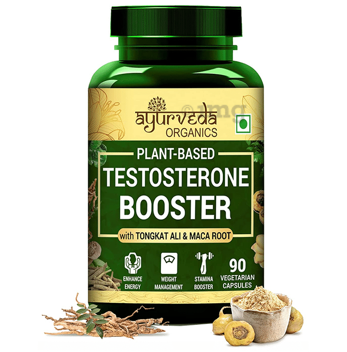 Ayurveda Organics Plant-Based Testosterone Booster Vegetarian Capsule