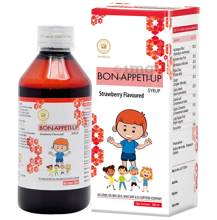 Surya Herbal Bon-Appeti-Up Syrup (200ml Each) Strawberry