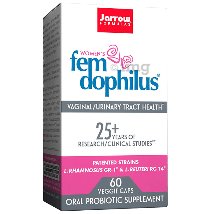 Jarrow Formulas Women's Fem Dophilus Veggie Cap | For Vaginal & Urinary Tract Health