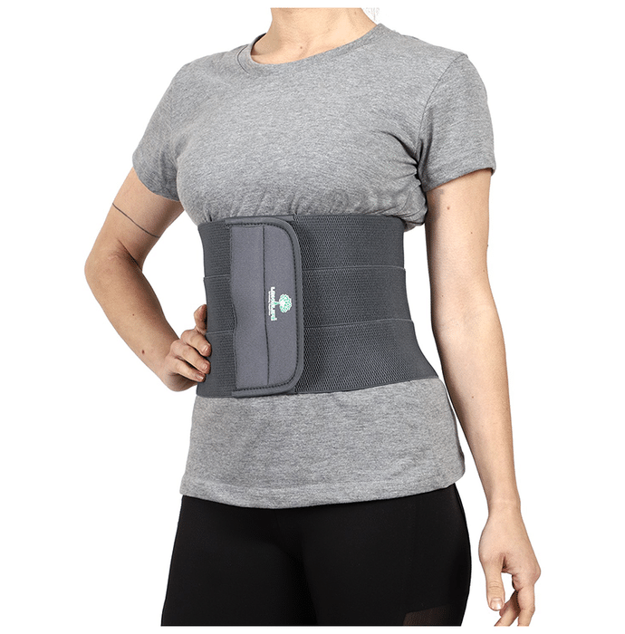 Longlife Abdominal Belt After Delivery for Tummy Reduction Medium Grey