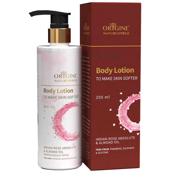 Origine Naturespired Body Lotion Indian Rose Absolute & Almond Oil to Make Skin Softer