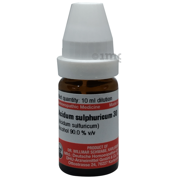 Dr Willmar Schwabe Germany Acidum Sulphuricum Dilution 30