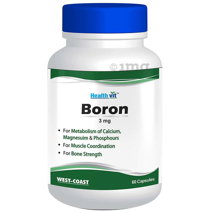 HealthVit Boron 3mg Capsule