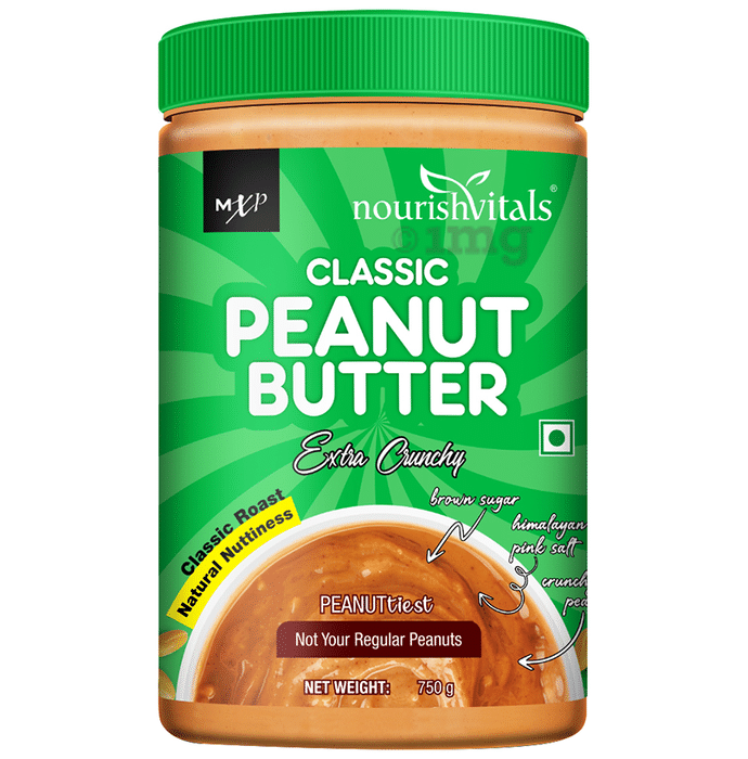 NourishVitals Classic Peanut Butter Extra Crunchy