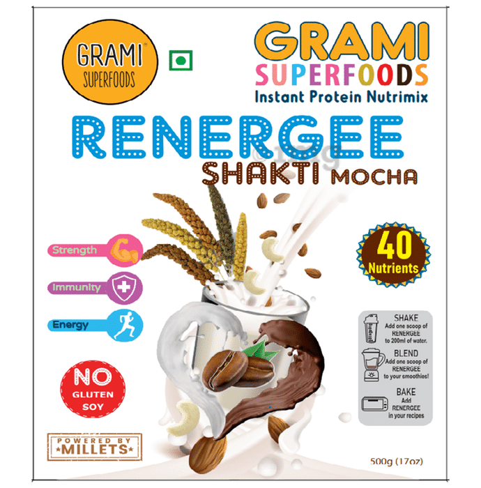 Grami Superfood Renergee Shakti Nutrimix Mocha