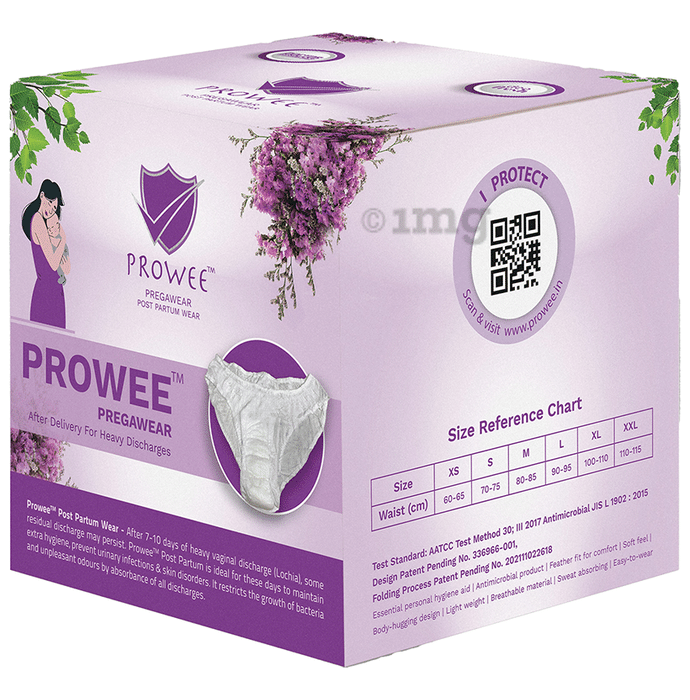 Prowee Pregawear After Delivery for Heavy Discharges Post Partum Wear Medium