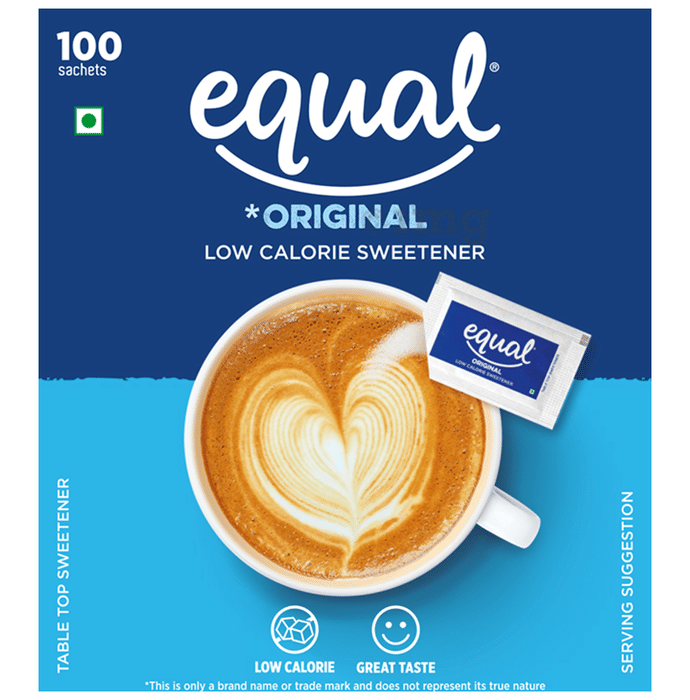 Equal Original Low Calories Sweetener Sachet (100 Each)