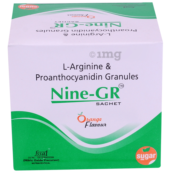 Nine-GR Sachet Orange Sugar Free