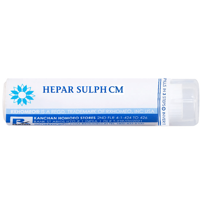 Rxhomeo Hepar Sulphuris Calcareum CM Pellets