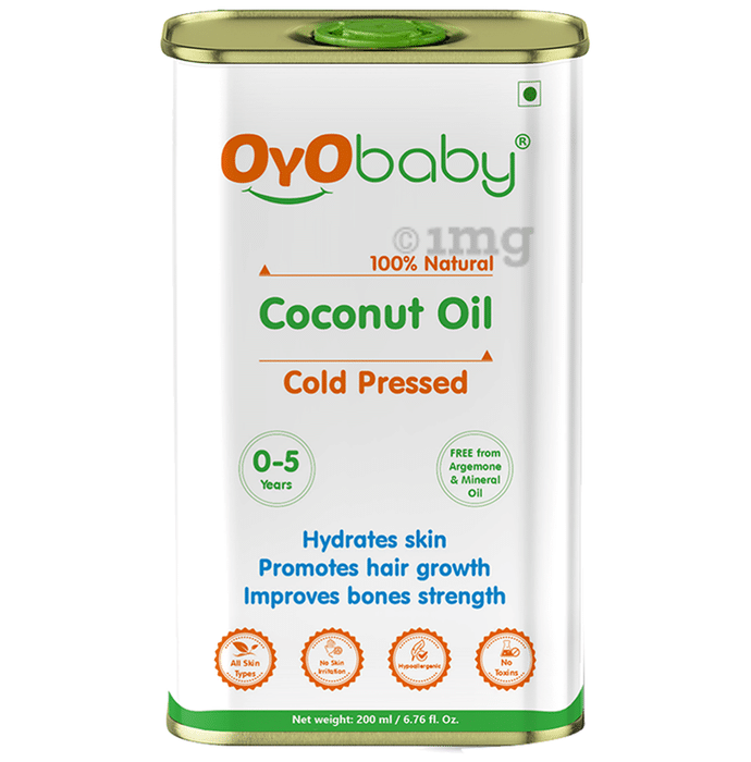 Oyo Baby 100% Natural Cold Pressed Coconut Oil for 0 to 5 years