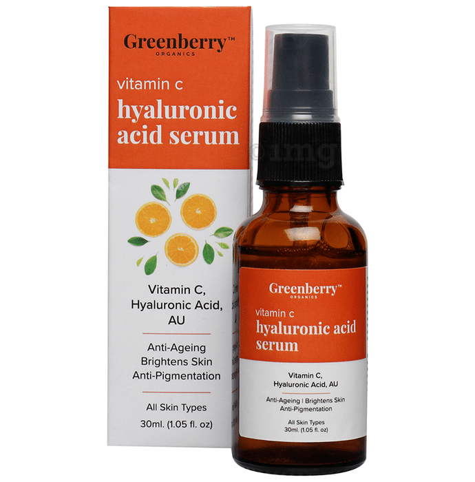 Greenberry Organics Vitamin C & Hyaluronic Acid Serum