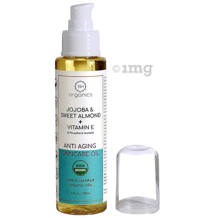 T&H Organics Jojoba & Sweet Almond + Vitamin E Oil Buy bottle of 100.0