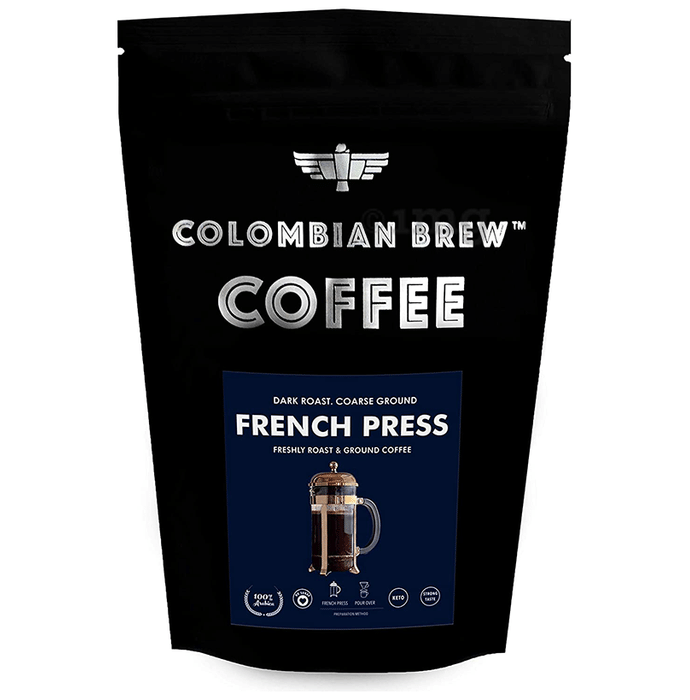 Colombian Brew French Press Freshly Roast & Ground Coffee