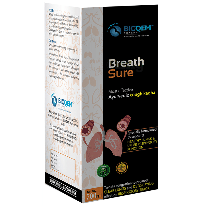 Bioqem Pharma Breath Sure Ayurvedic Cough Kadha
