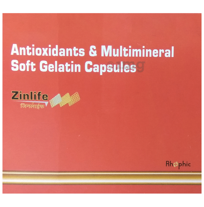 Zinlife Soft Gelatin Capsule