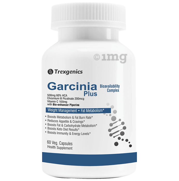 Trexgenics Garcinia Plus Weight Loss Support Veg Capsule