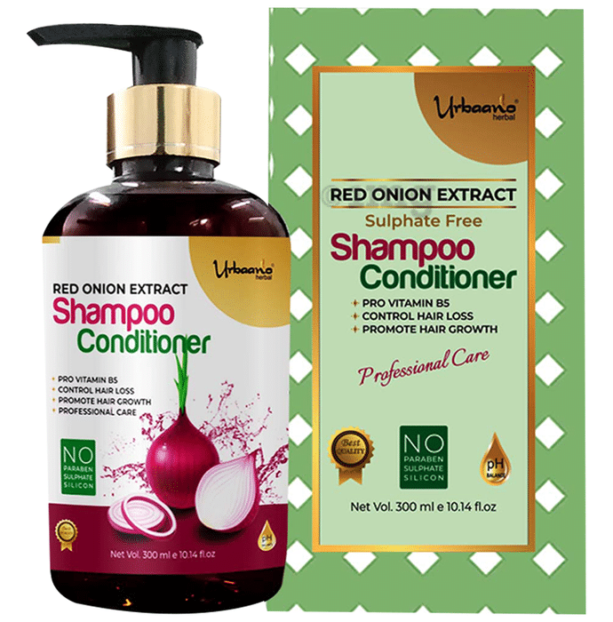 Urbaano Herbal Red Onion Extract Shampoo Conditioner
