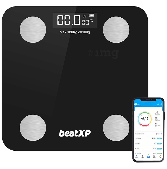 beatXP Smart Bluetooth BMI Body Composition fat Analyzer