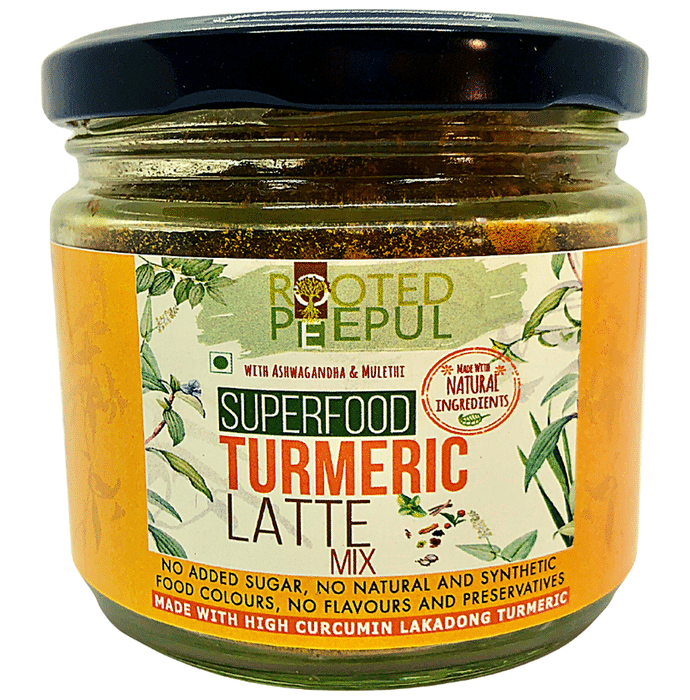 Rooted Peepul Superfood Turmeric Latte Mix