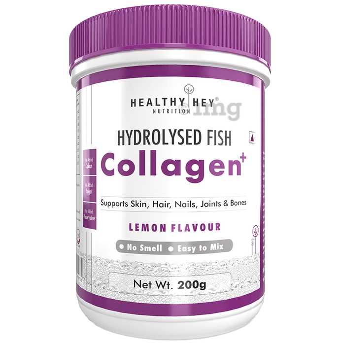HealthyHey Nutrition Hydrolysed Fish Collagen+ Lemon