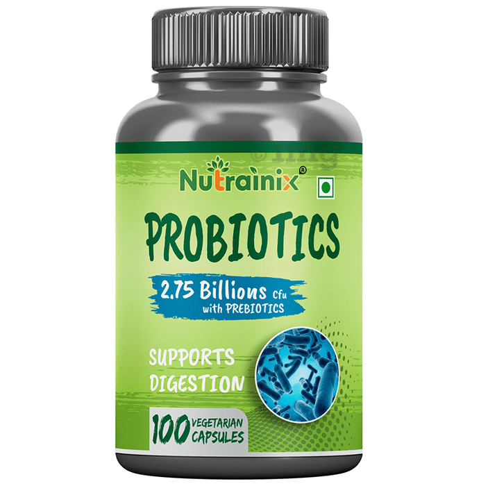 Nutrainix Probiotics 2.75 Billions CFU Vegetarian Capsule