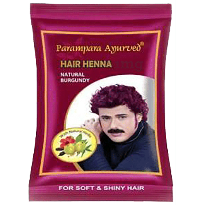 Parampara Ayurved Hair Henna (20gm Each) Natural Burgundy