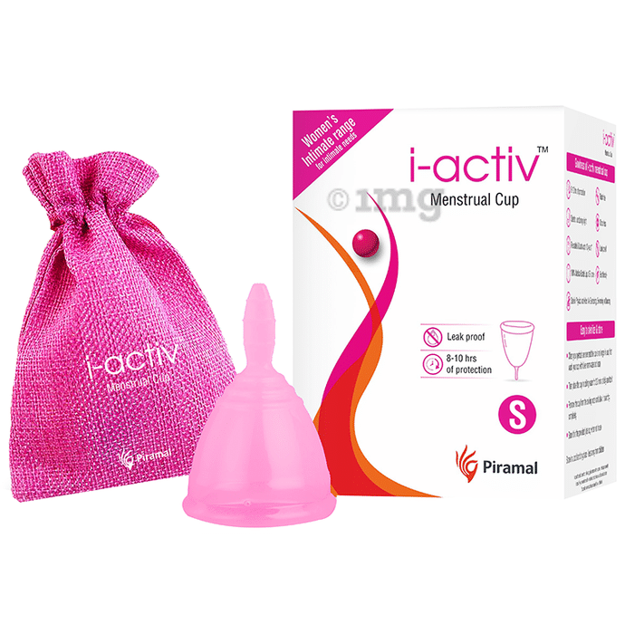 i-activ Menstrual Cup Small with Jute Bag