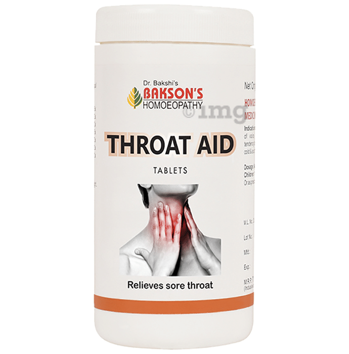 Bakson Throat Aid Tablet Buy Bottle Of 2000 Tablets At Best Price In