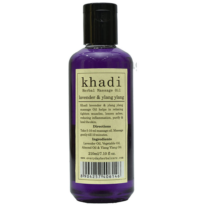 Khadi Herbal Lavender & Ylang Ylang Massage Oil