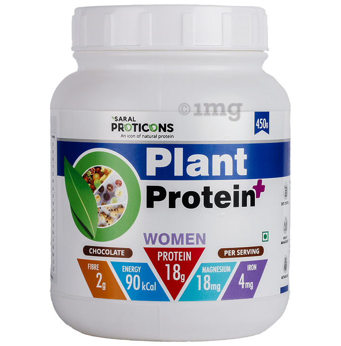 Saral Proticons Plant Protein+ Powder Chocolate
