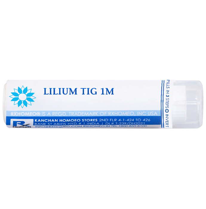 Rxhomeo Lilium Tigrinum  Pellets 1M