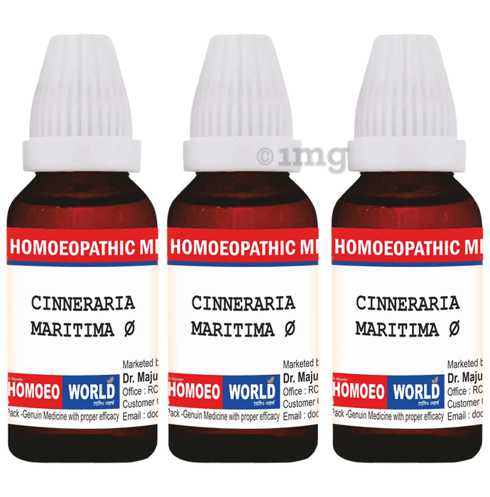 Dr. Majumder Homeo World Cineraria Maritima Mother Tincture (30ml Each) Q