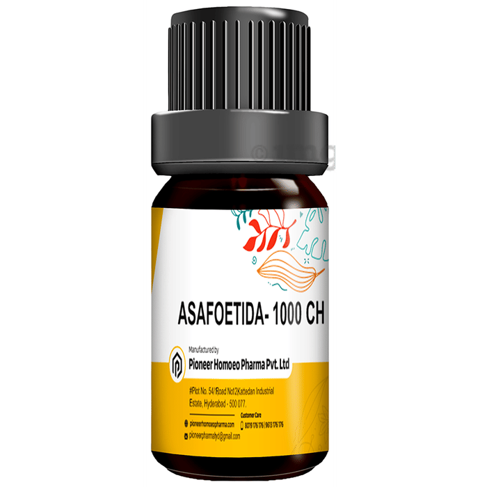 Pioneer Pharma Asafoetida Globules Pellet Multidose Pills 1000 CH