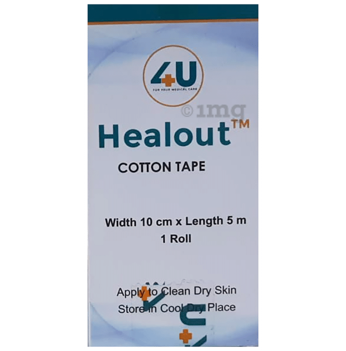 4u Healout Cotton Tape Roll 10cm x 5m