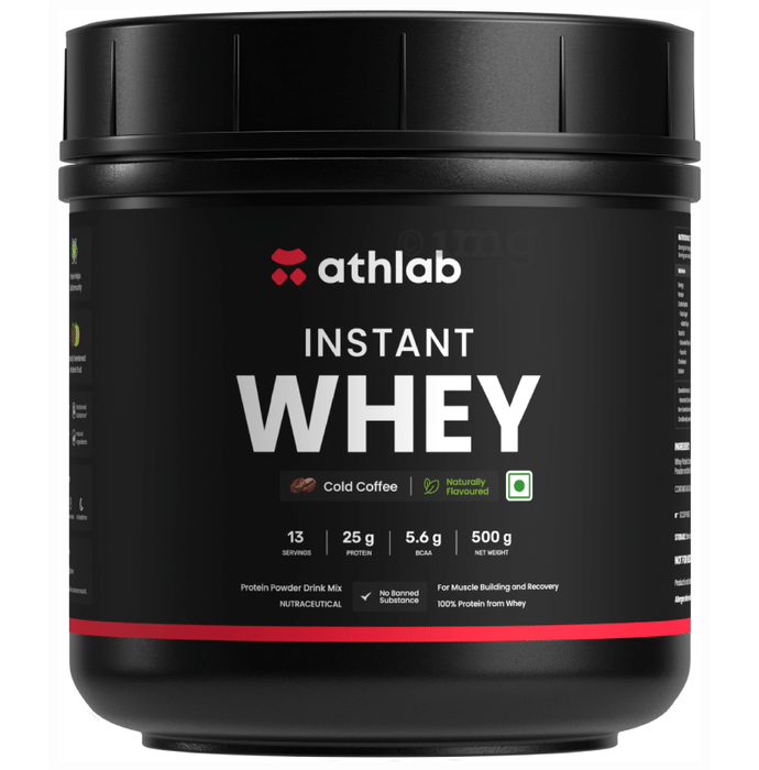 Athlab Instant Whey Protein Powder Cold Coffee