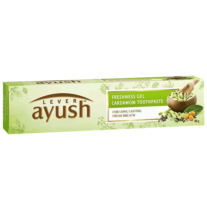 Lever Ayush Toothpaste Freshness Gel Cardamom
