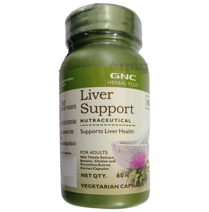 GNC Herbal Plus Liver Support Vegetarian Capsule