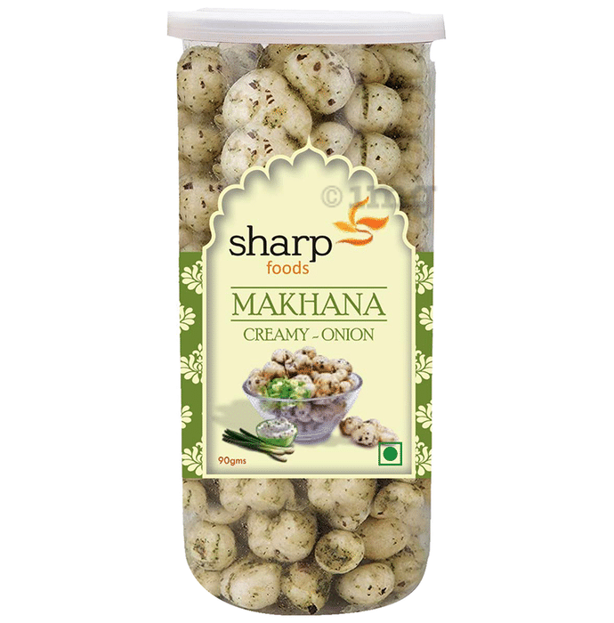Sharp Foods Makhana (90gm Each) Creamy-Onion