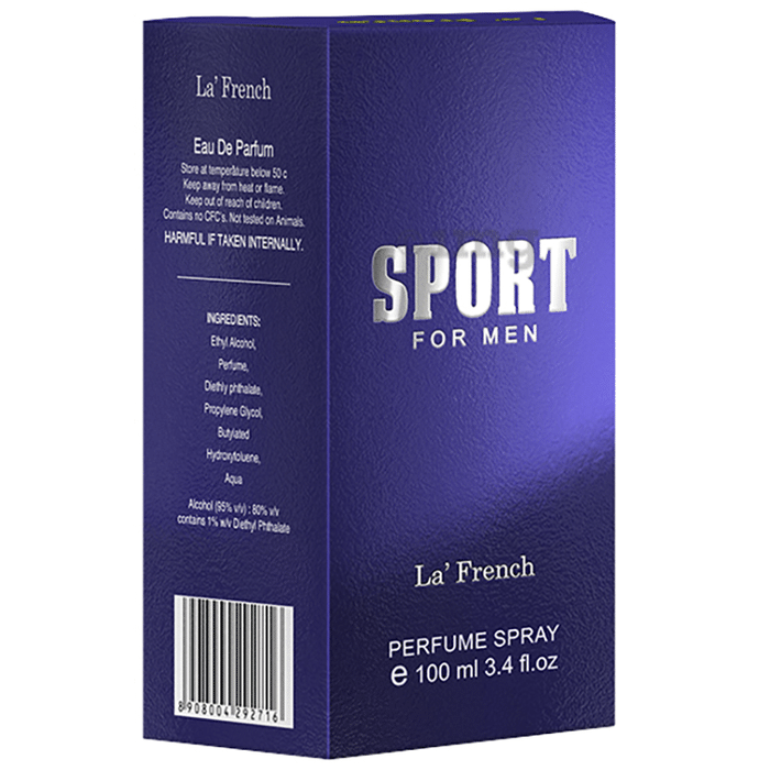 La' French Sport Perfume Spray for Men