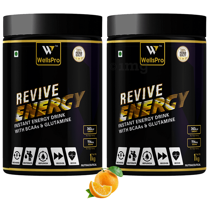 WellsPro Revive Instant Energy Drink (1kg Each) Orange
