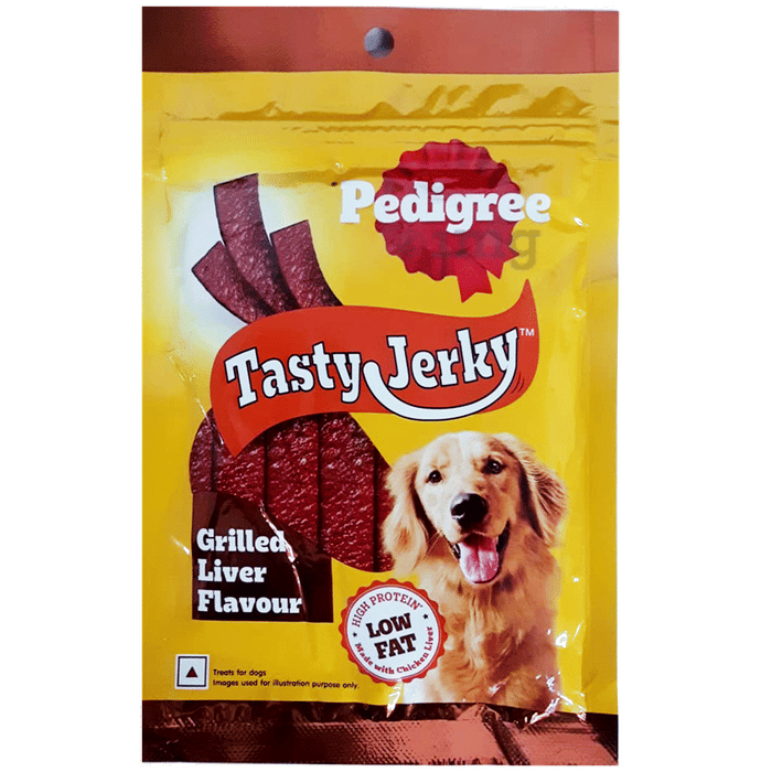 Pedigree Tasty Jerky Dog Food Grilled Liver Flavor: Buy packet of