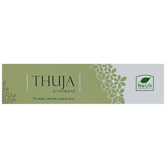 New Life Thuja Ointment for Polypi, Tubercles, Warts & Corns