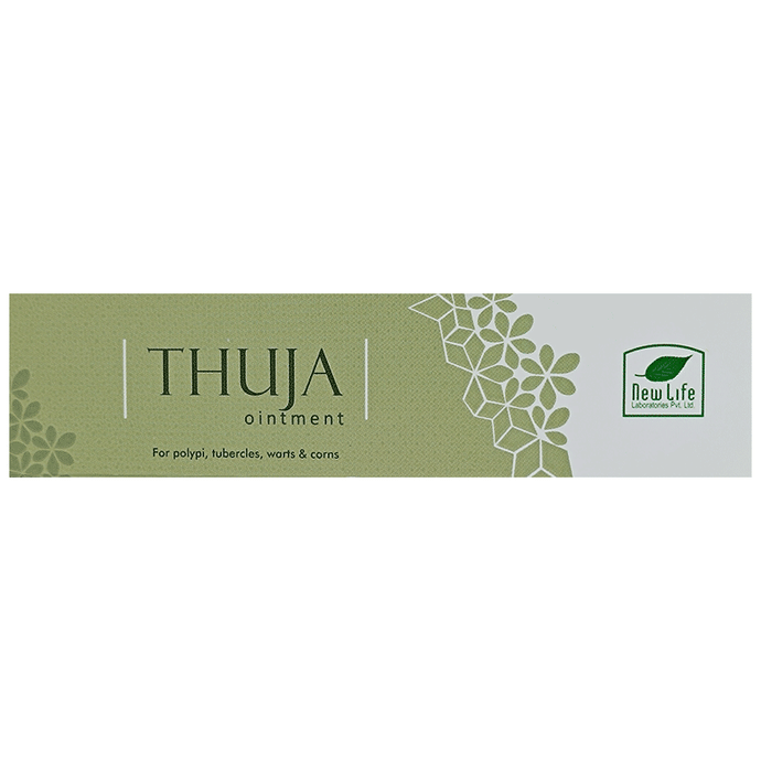 New Life Thuja Ointment for Polypi, Tubercles, Warts & Corns