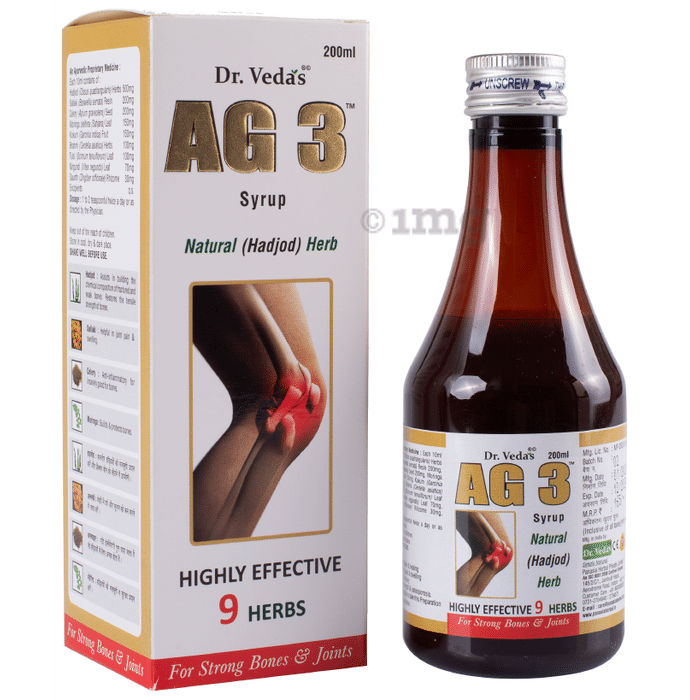 Dr. Veda's AG 3 Syrup for Strong Bones & Joints
