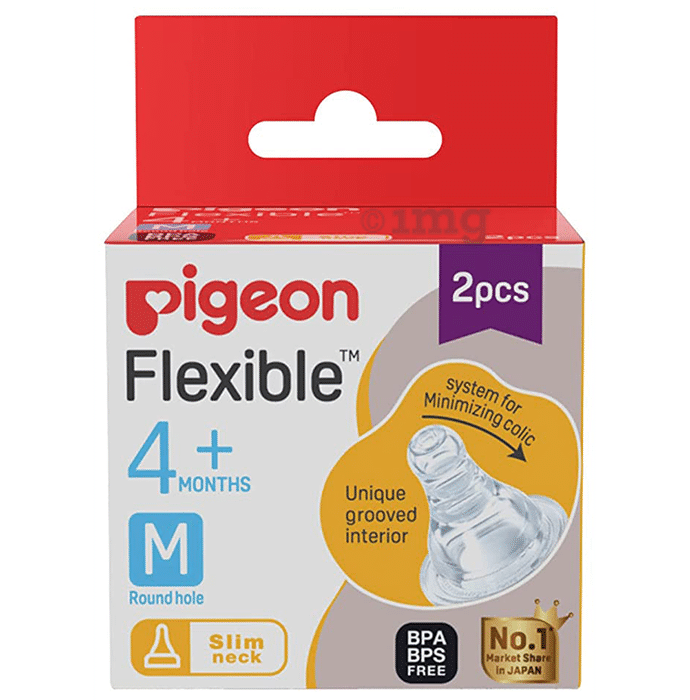 Pigeon Flexible NIpple 4+ Months Medium