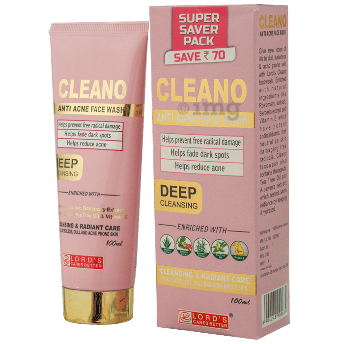 Lord's Cleano Anti Acne Face Wash