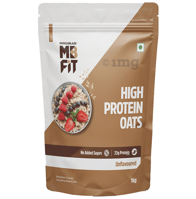 MuscleBlaze MB Fit High Protein Oats for Weight Management Unflavored