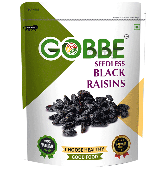Gobbe Black Raisins (200gm Each)